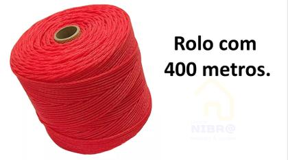 Imagem de Varal Corda Nylon Unifio Verde Rolo Com 400m Cor Vermelho