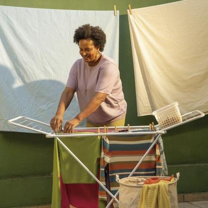 Imagem de Varal de Chão Ação com Abas Slim Mor