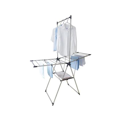 Varal de Chão Aço Inox Duplo 156x70x201cm Kleine Wolke - Varal de