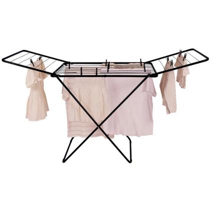 Imagem de Varal de Chão com Abas Maxi Preto Mor