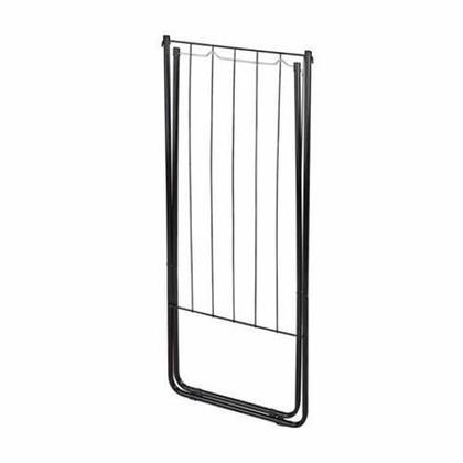 Imagem de Varal De Chão Para Roupas Portátil E Retrátil Preto