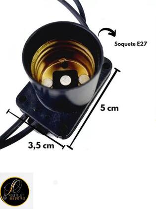 Imagem de Varal De Lâmpada Festão 10 Metros Com Lâmpada e Plug