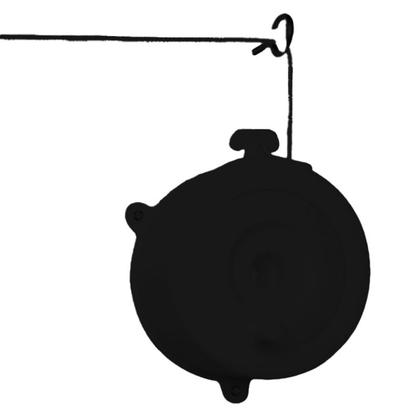 Imagem de Varal de Parede Corda 18 Metros Preto Interno Externo Stick Secalux