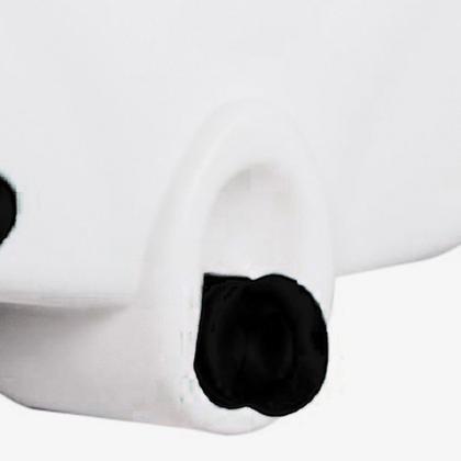 Imagem de Varal de Parede Retrátil Automatico Branco c/ 2 Cordas 5 metros Rotoflex 2 Módulos