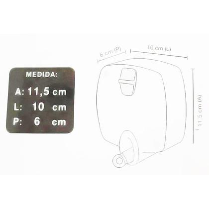 Imagem de Varal de Parede Retrátil Automatico Com 1 Corda 5m Secalux