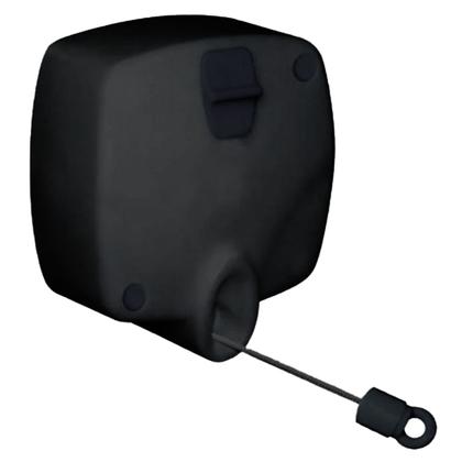 Imagem de Varal de Parede Retrátil Automatico Preto 1 Corda 5 metros Rotoflex