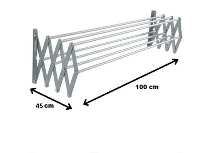 Imagem de Varal De Parede Retrátil Sanfonado