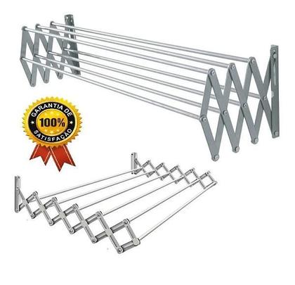 Imagem de Varal De Parede Retrátil Sanfonado