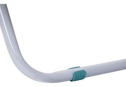 Imagem de Varal De Pé Chão Aço Reforçado Com Abas Retrátil Roupa Mor