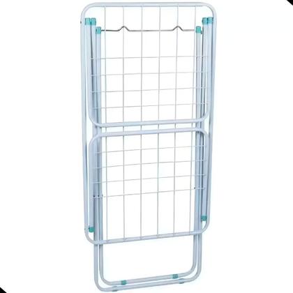 Imagem de Varal De Pé Chão Aço Reforçado Com Abas Retrátil Roupa Mor