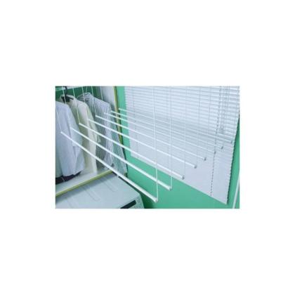 Imagem de Varal De Teto Individual 10 Varetas Aluminio Branco - 100cm