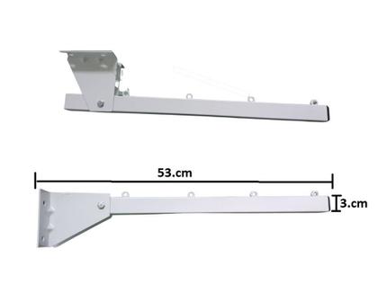 Imagem de Varal Dobrável. em Aço. ALGBranco