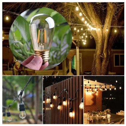 Imagem de Varal Instalação Fácil e Conexão em Série com Plug Macho e Fêmea Incluso KIT033