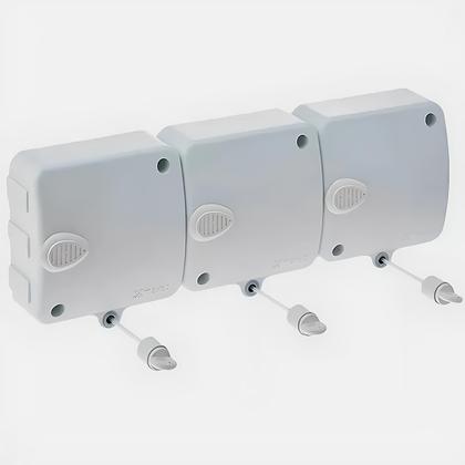 Imagem de Varal Modular Recolhimento Automático Com 3 Módulos 6m Maxeb