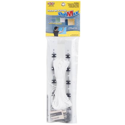 Imagem de Varal Parede 5 Cordas Teto Resistente Individual Aço Oferta