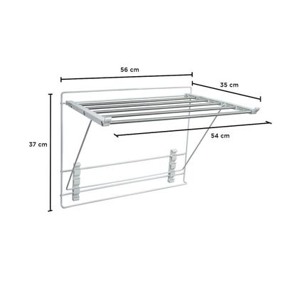 Imagem de Varal Retrátil Articulável Para Parede Secagem De Roupas