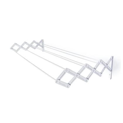 Imagem de Varal Suspenso Sanfonado Em Aço Para Apto ou Casa 1M Capacidade Para 12kg Compacto Mor