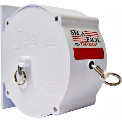 Imagem de Varal Trevisan Retrátil Recolhível De Parede Seca Fácil 30m