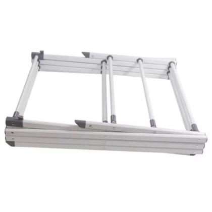 Imagem de Varal Vertical Retrátil de Chão Dobrável Compacto Portátil Ideal Apartamentos Lavanderias Varandas