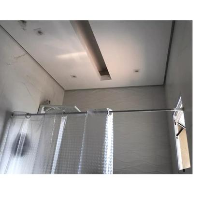 Imagem de Varão Extensível Bastão Ajustável Porta Cortina Box Banheiro 1,15 até 2,15m
