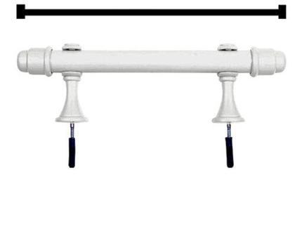 Imagem de Varão para Cortina 3 metros simples com kit de instalação