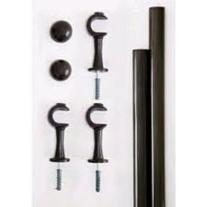 Imagem de Varão para Cortina 3 metros simples com kit de instalação