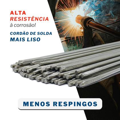 Imagem de Vareta Solda Tig Aço Inox Er308l 3.25mm Embalagem Com 1Kg