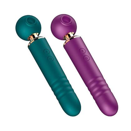 Imagem de Varinha Com Vibrador Estimulador de Clitóris E Ponto G 10 Modos de Pulsações 