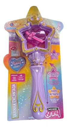Imagem de Varinha Encantada Polibrinq com Luz + Brilho Labial - Polibrinq