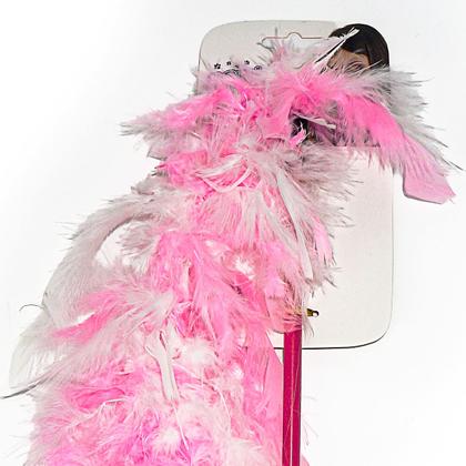 Imagem de Varinha para gatos com penas pawise - 48 cm rosa