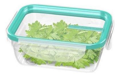 Imagem de Vasilhas Plásticas Com Tampa Conjunto 3 Potes Herméticos