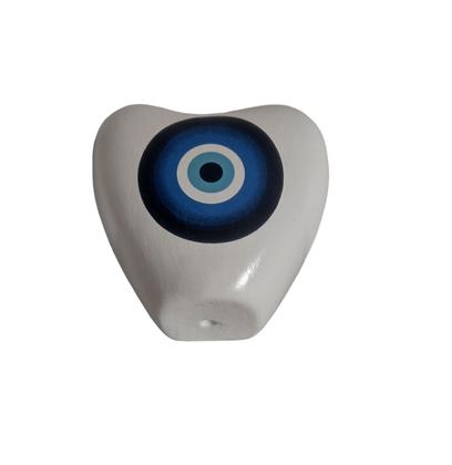 Imagem de Vasinho Cachepot Olho Grego Coração Parede/Mesa