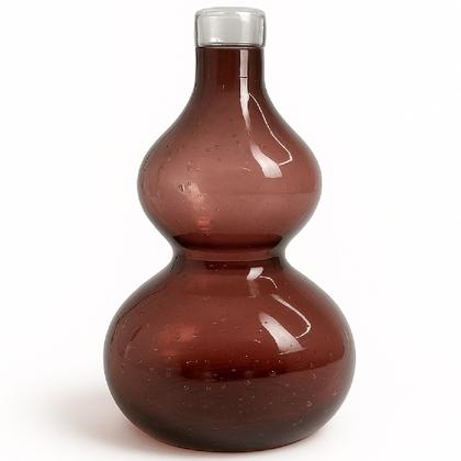 Imagem de Vaso Bubbles de Vidro 26cm Grande Decoração Luxo Scandinavo
