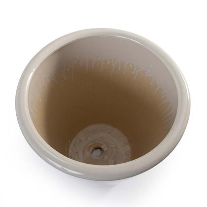 Imagem de Vaso Cachepot 38cm Tamanho M Branco Alto Brilho Pozzani