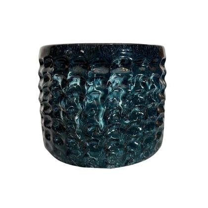 Imagem de Vaso Cachepot de Mesa 15cm Redondo de Cerâmica Texturizada