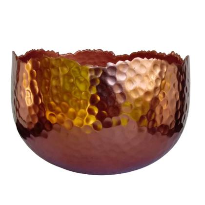 Imagem de Vaso Cachepot Decorativo Cobre Martelado Ø15x10cm.