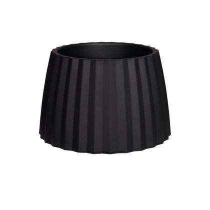 Imagem de Vaso Cachepot Wave 37cm Preto