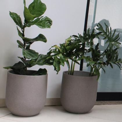 Imagem de Vaso Cilíndrico Rustico 33 Japi Cimento