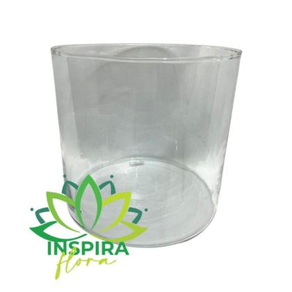 Imagem de Vaso Cilindro De Vidro Tubo 10x20 Para Decoração Arranjos Atemporal