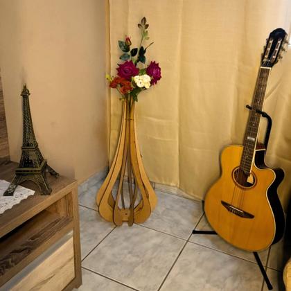 Imagem de Vaso de Chão Decorativo Grande MDF IBIZA