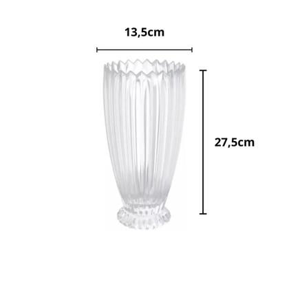 Imagem de Vaso De Cristal Decorativo Geneva Wolff 13,527,5cm