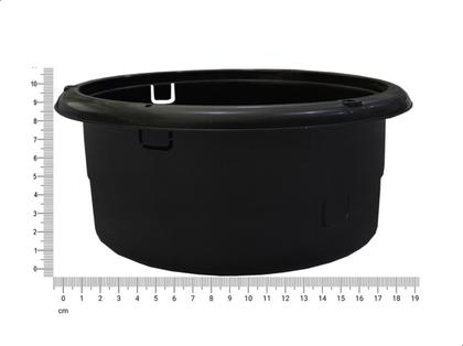 Imagem de Vaso de flor Cachepot para Orquidea Plastico N19 - Preto
