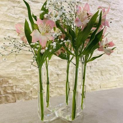 Imagem de Vaso de Flores de Vidro com 5 pontas - P