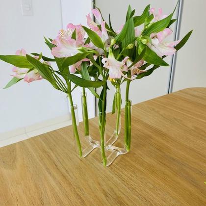 Imagem de Vaso de Flores de Vidro com 5 pontas - P