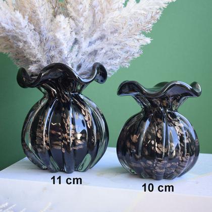 Imagem de Vaso de Flores Italy Trouxinha Preto Rose Gold 10cm  Formosinha