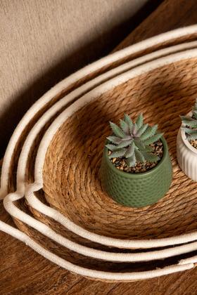 Imagem de Vaso de Suculenta Artificial Decorativo Cimento 7,5X11,3CM 2268 PARAMOUNT