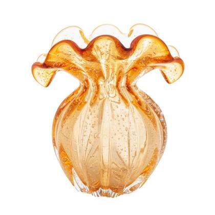 Imagem de Vaso de Vidro Italy Âmbar 18 x 16 cm Lyor