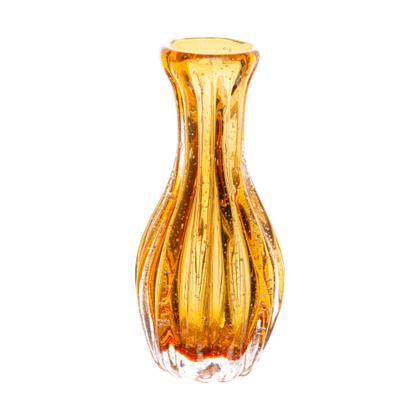 Imagem de Vaso de vidro italy ambar 8cm x 18cm - wolff