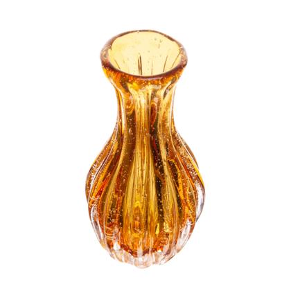 Imagem de Vaso de vidro italy ambar 8cm x 18cm - wolff
