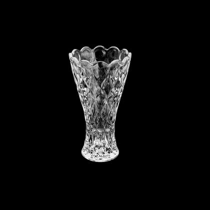 Imagem de Vaso decorativo 25 cm de cristal transparente Angel Wolff - 35225